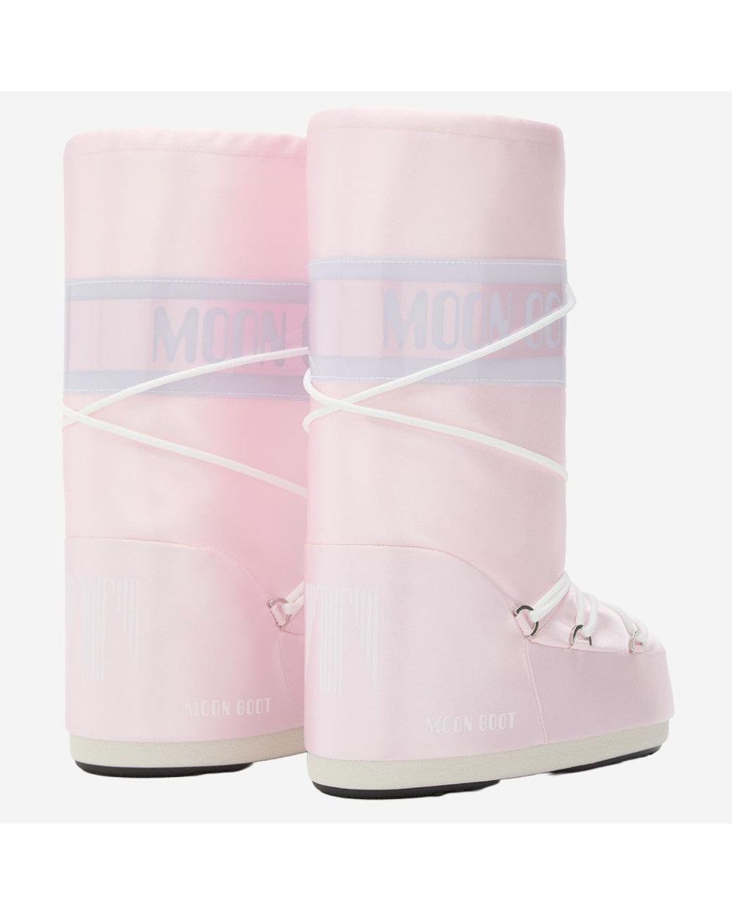 Moon Boot Pink Logo Boots for men