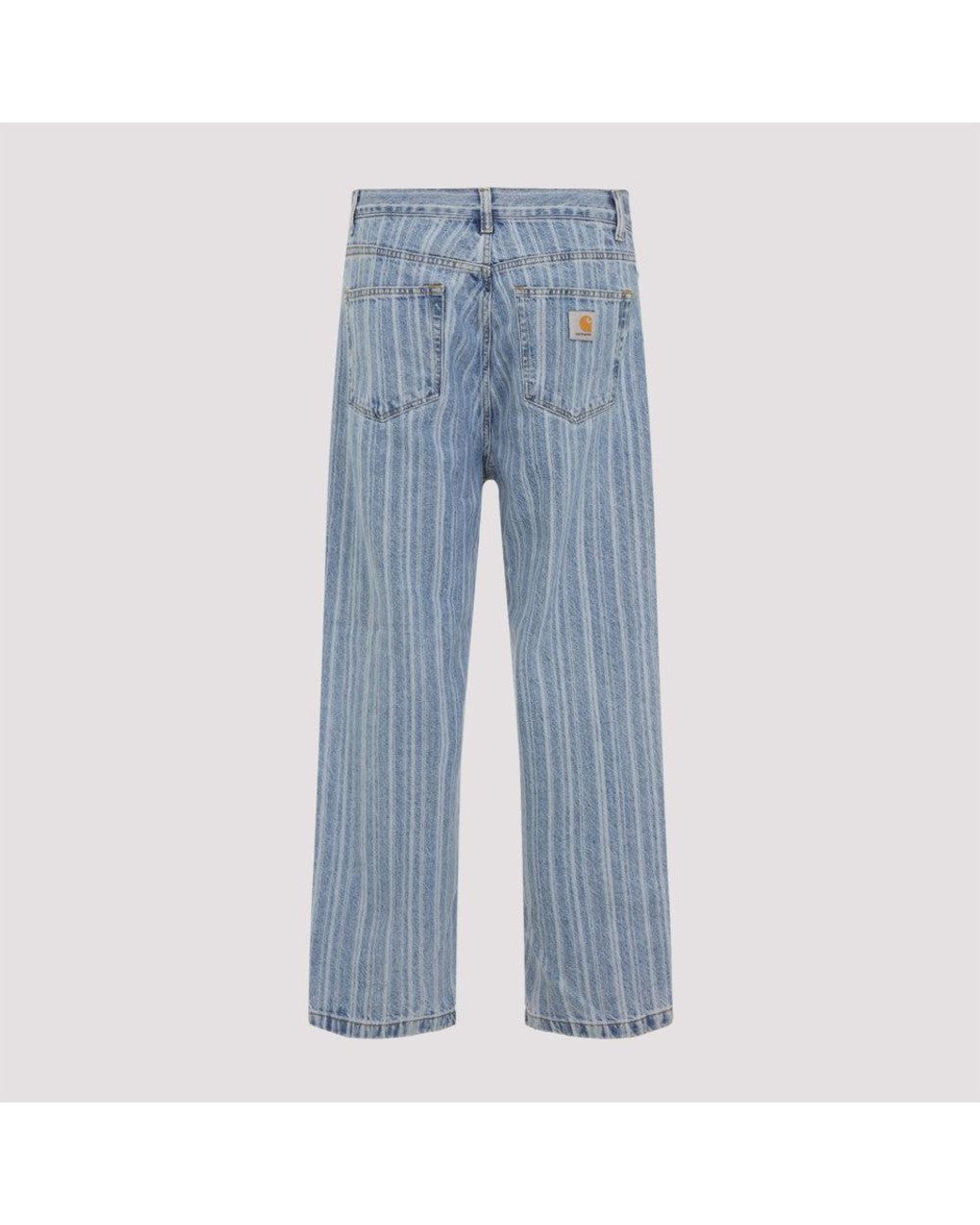 Carhartt Blue Light Straight Leg Jeans for men