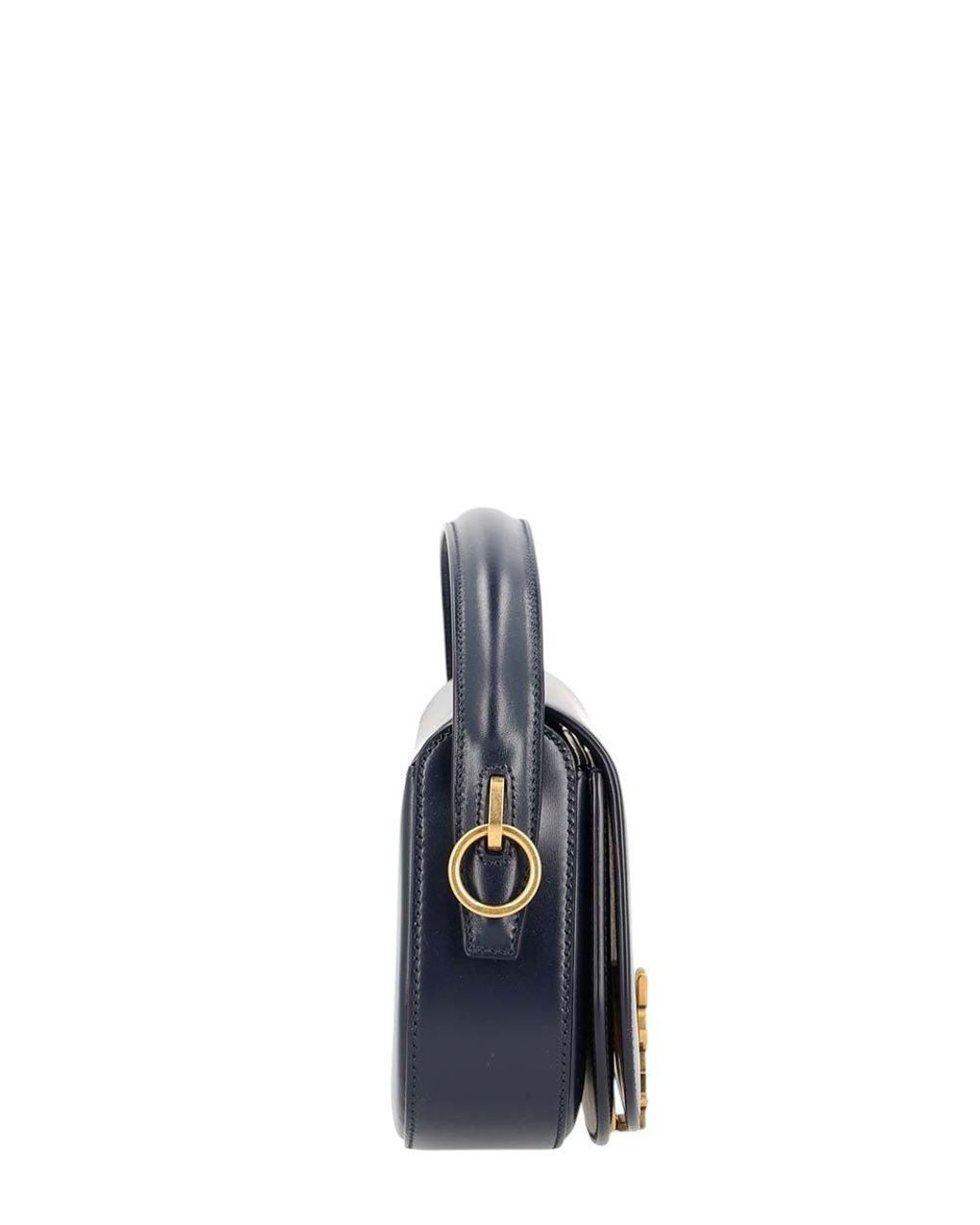 Saint Laurent Blue Dark Voltaire Small Shoulder Bag