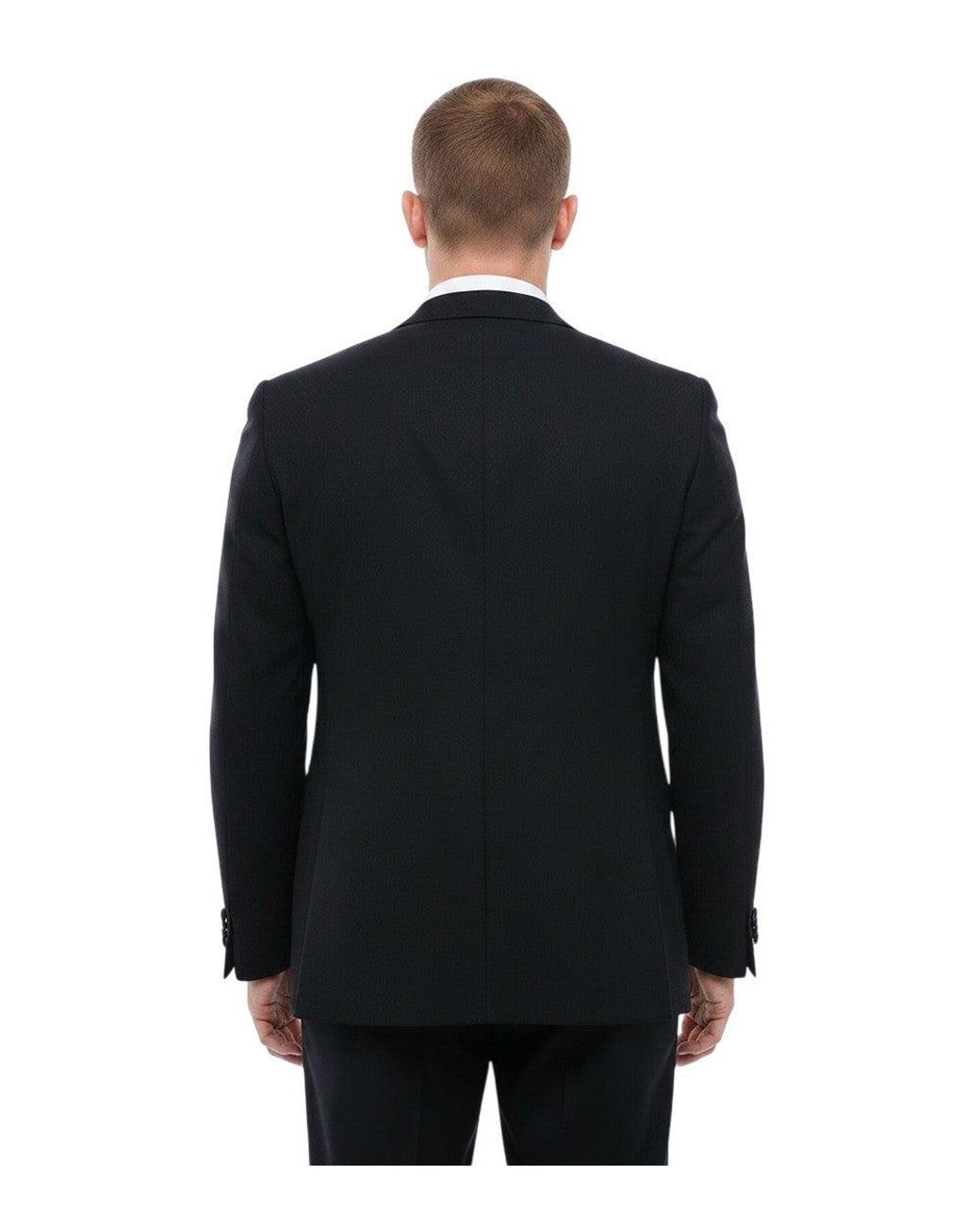 Corneliani Blue Shawl Lapel Tuxedo Blazer for men