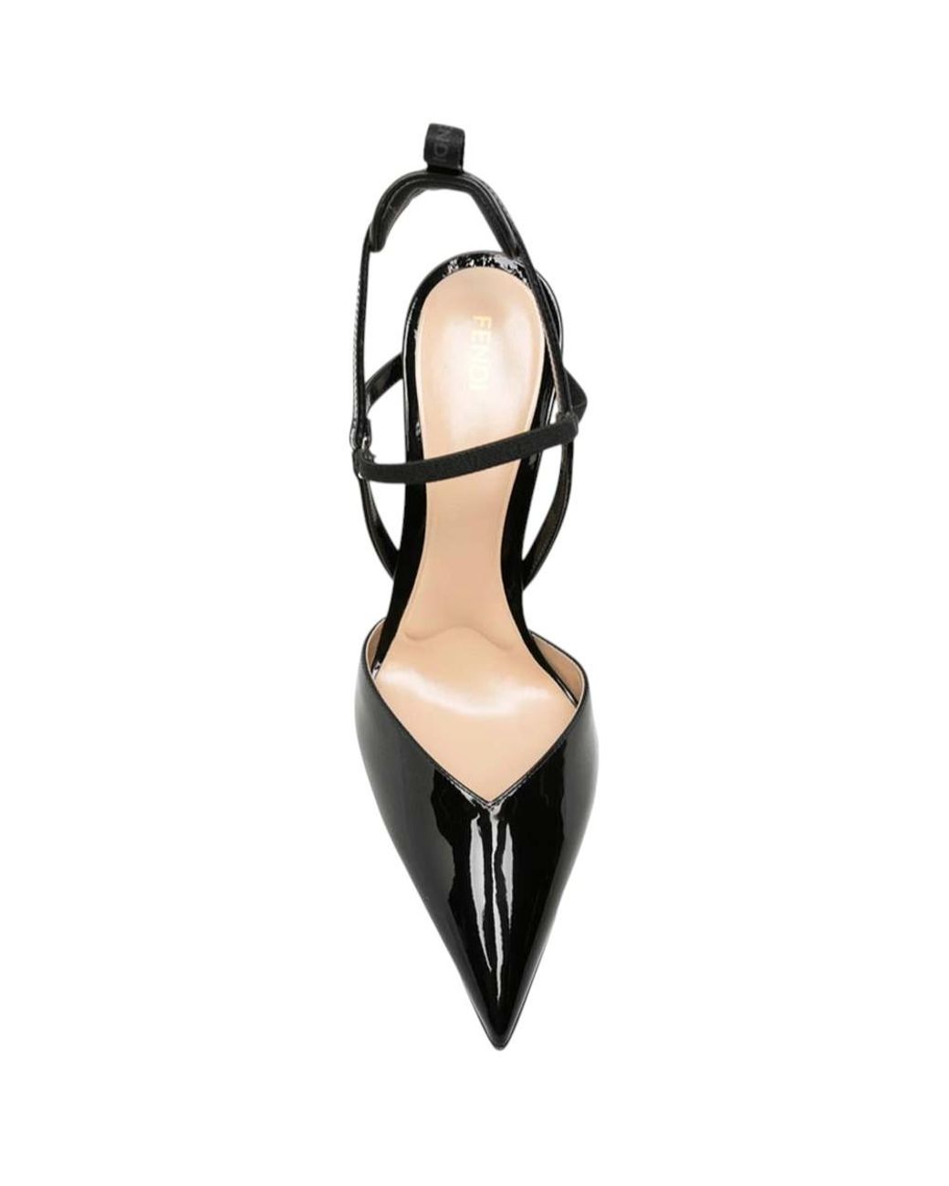 Fendi Black Leather Colibr Pumps