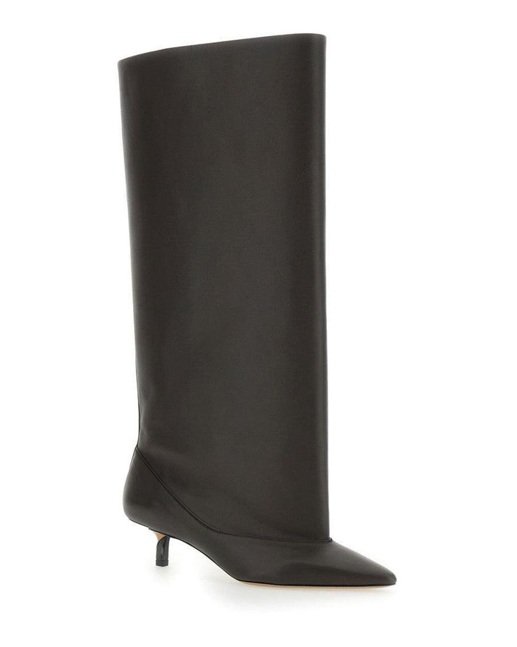 Jacquemus Black 'Les Bottes Tourni' Boots With Pointed Toe And Low Stiletto Heel