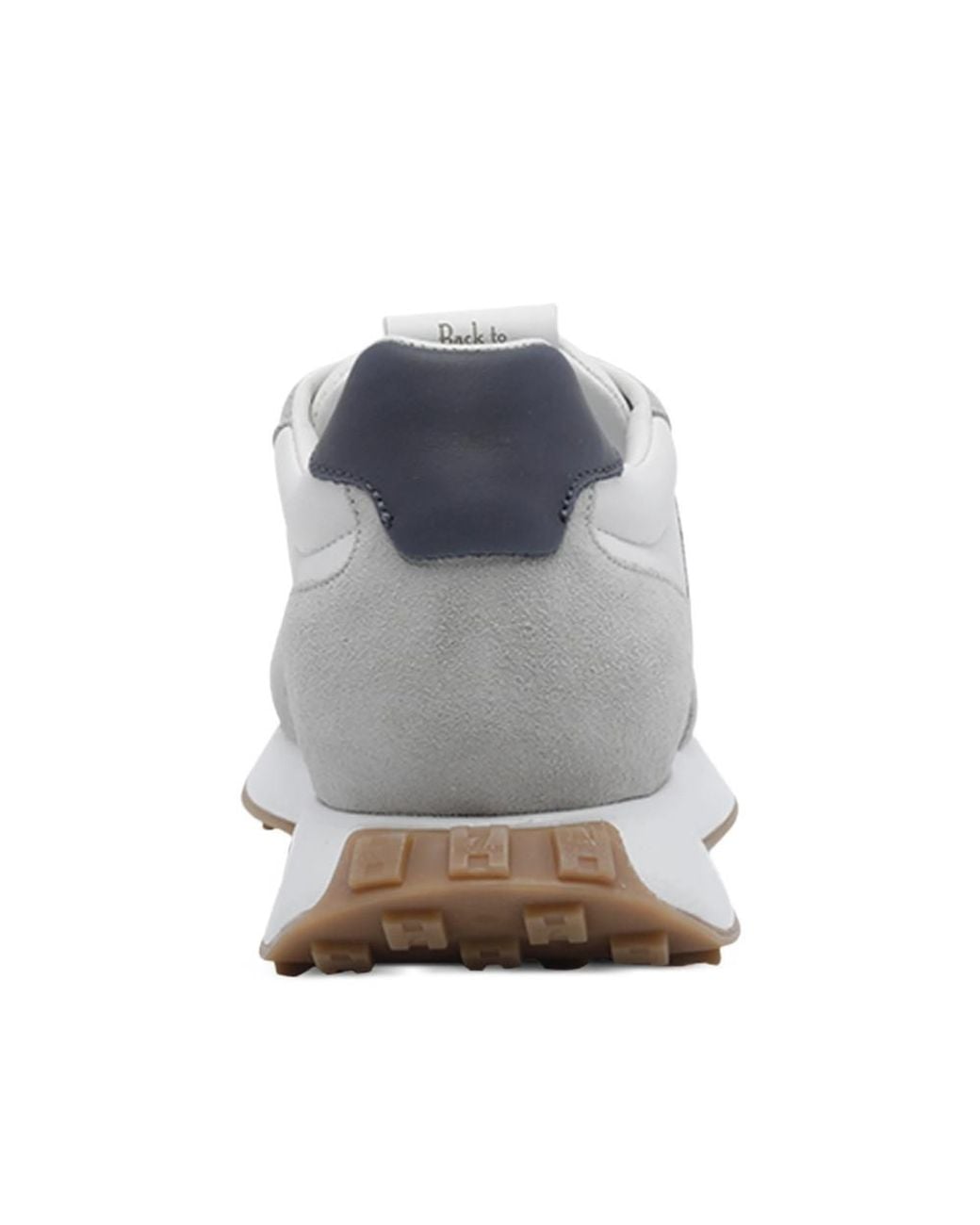 Hogan White Color Block Sneakers for men