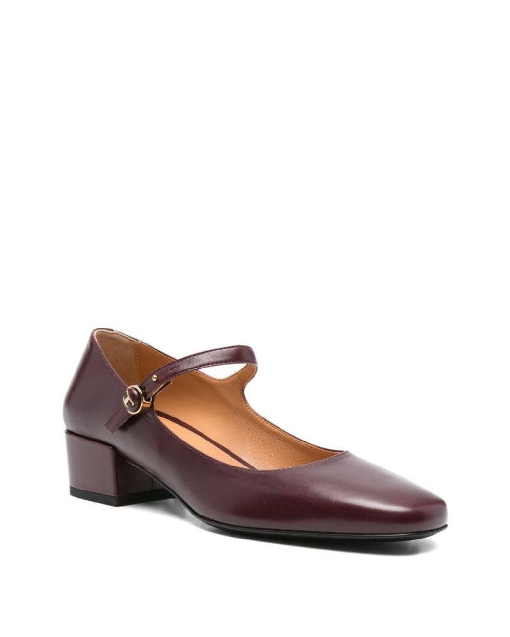 Tod's Brown Mary Jane Pumps
