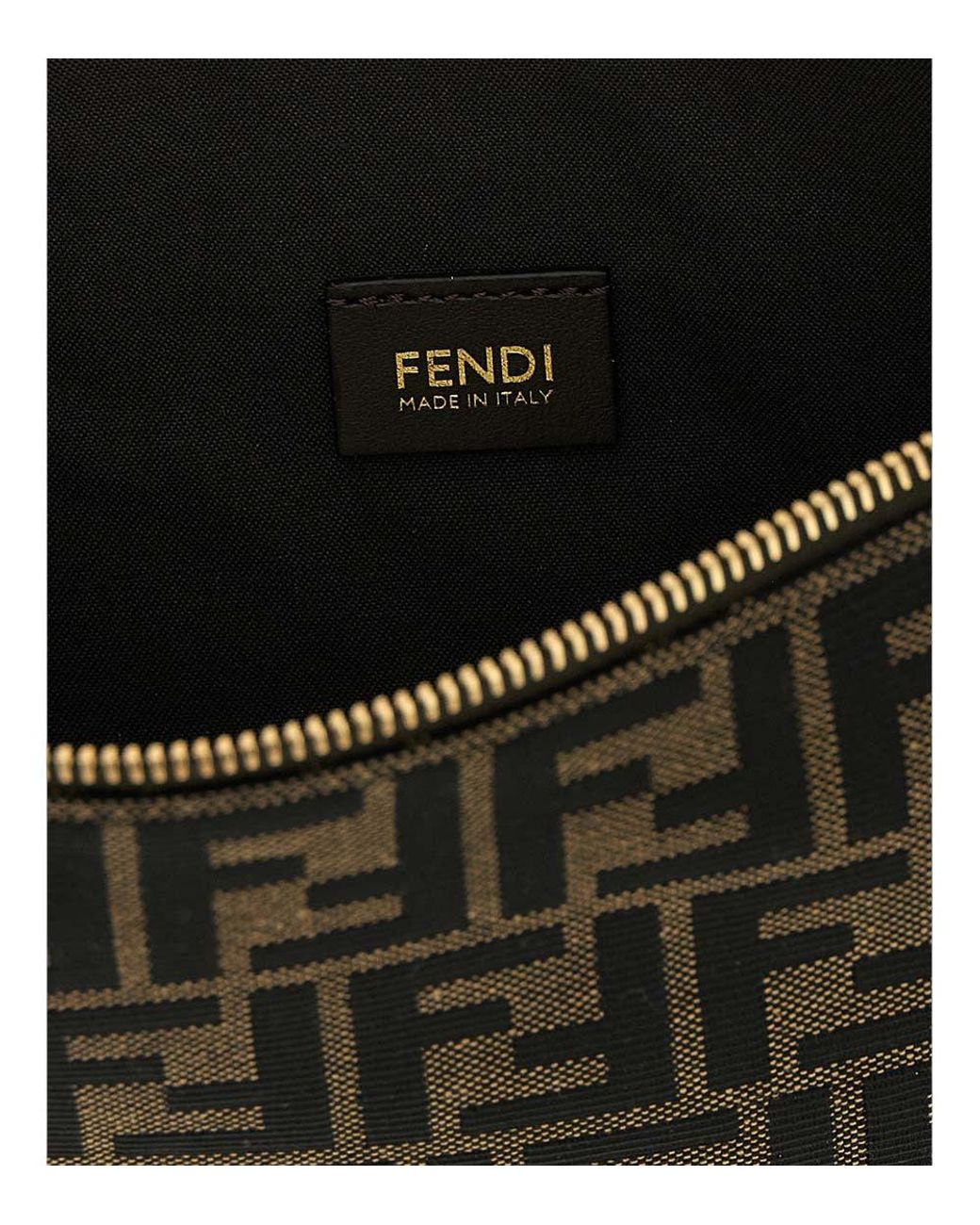 Fendi Black Ff Logo Small Shoulder Bag