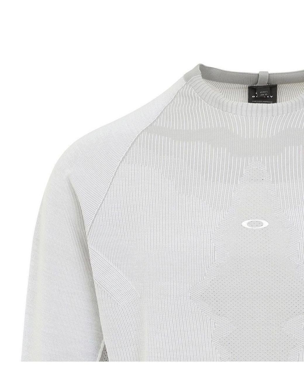 Oakley Gray Light Crew Neck Sweater for men