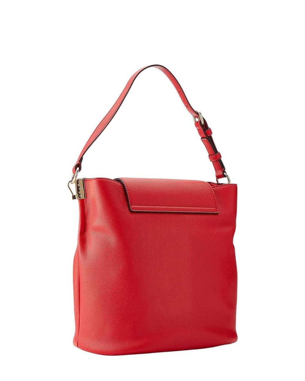 Love Moschino Red Logo Small Bucket Bag