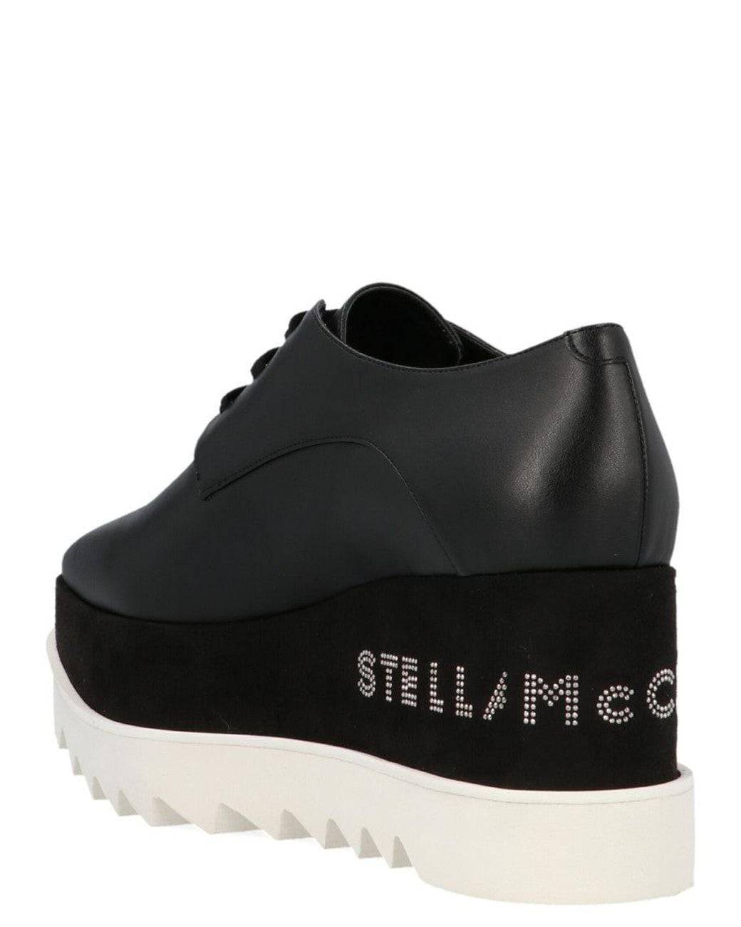 Stella McCartney Black Logo Sneakers