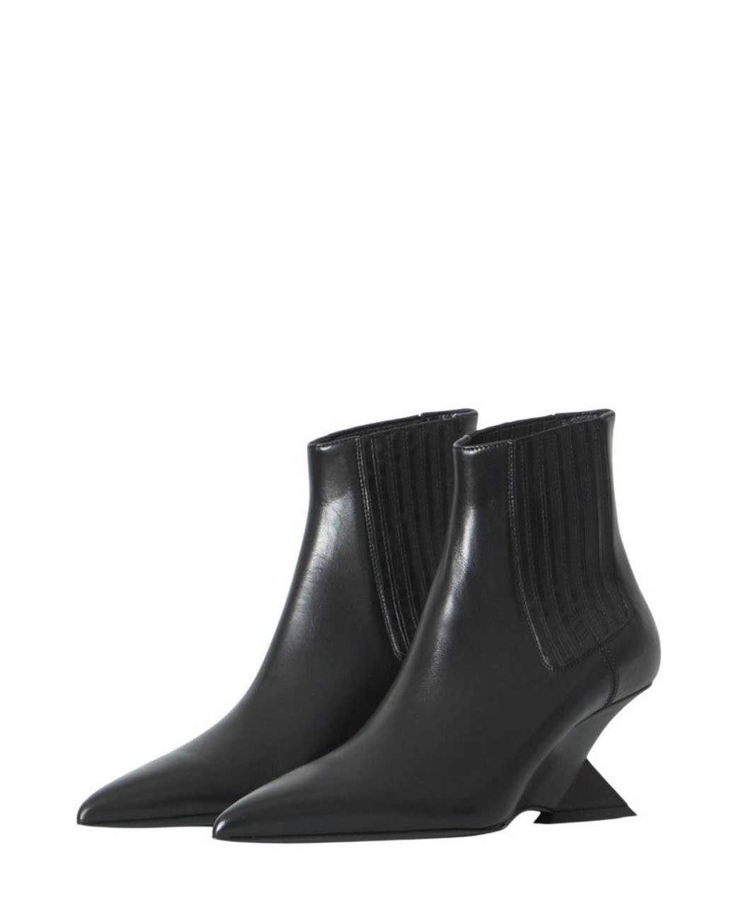 The Attico Black Cheope Boots