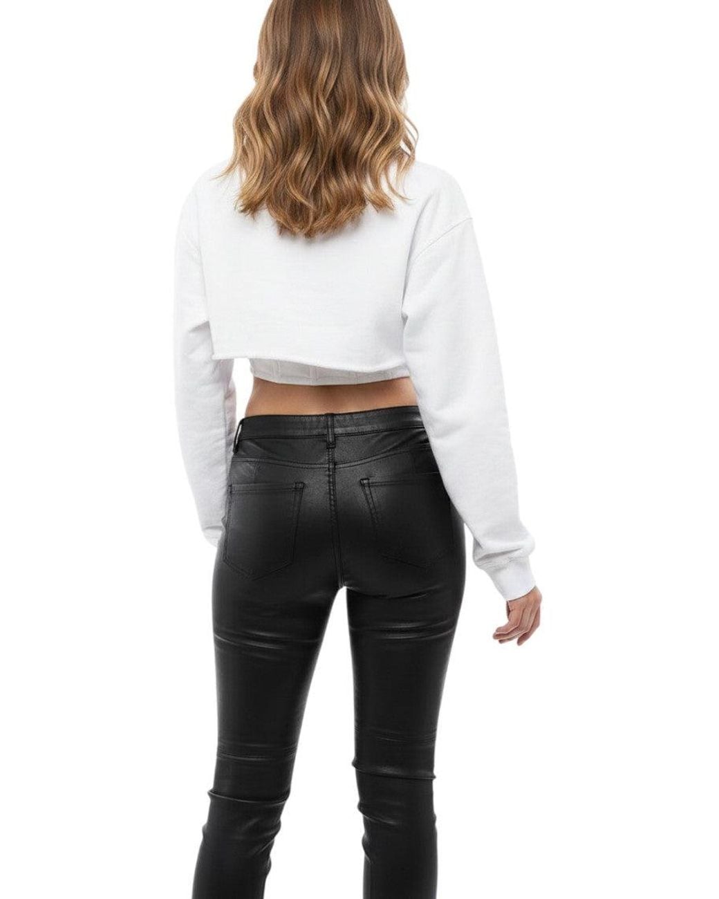 DSquared² White Graphic Crew Neck Sweatshirt