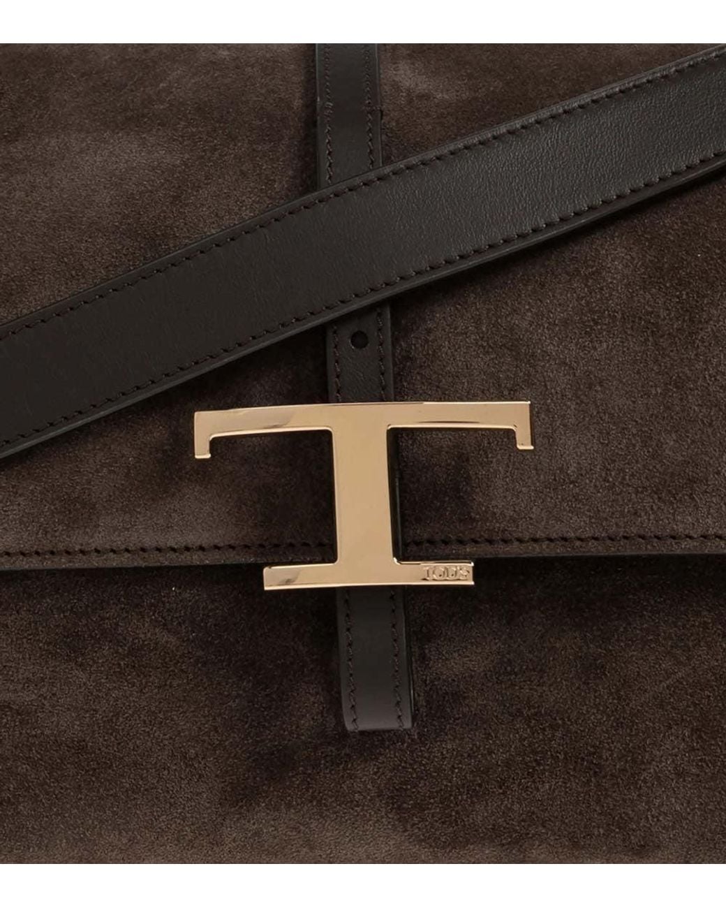 Tod's Black T Timeless Large Shoulder Bag