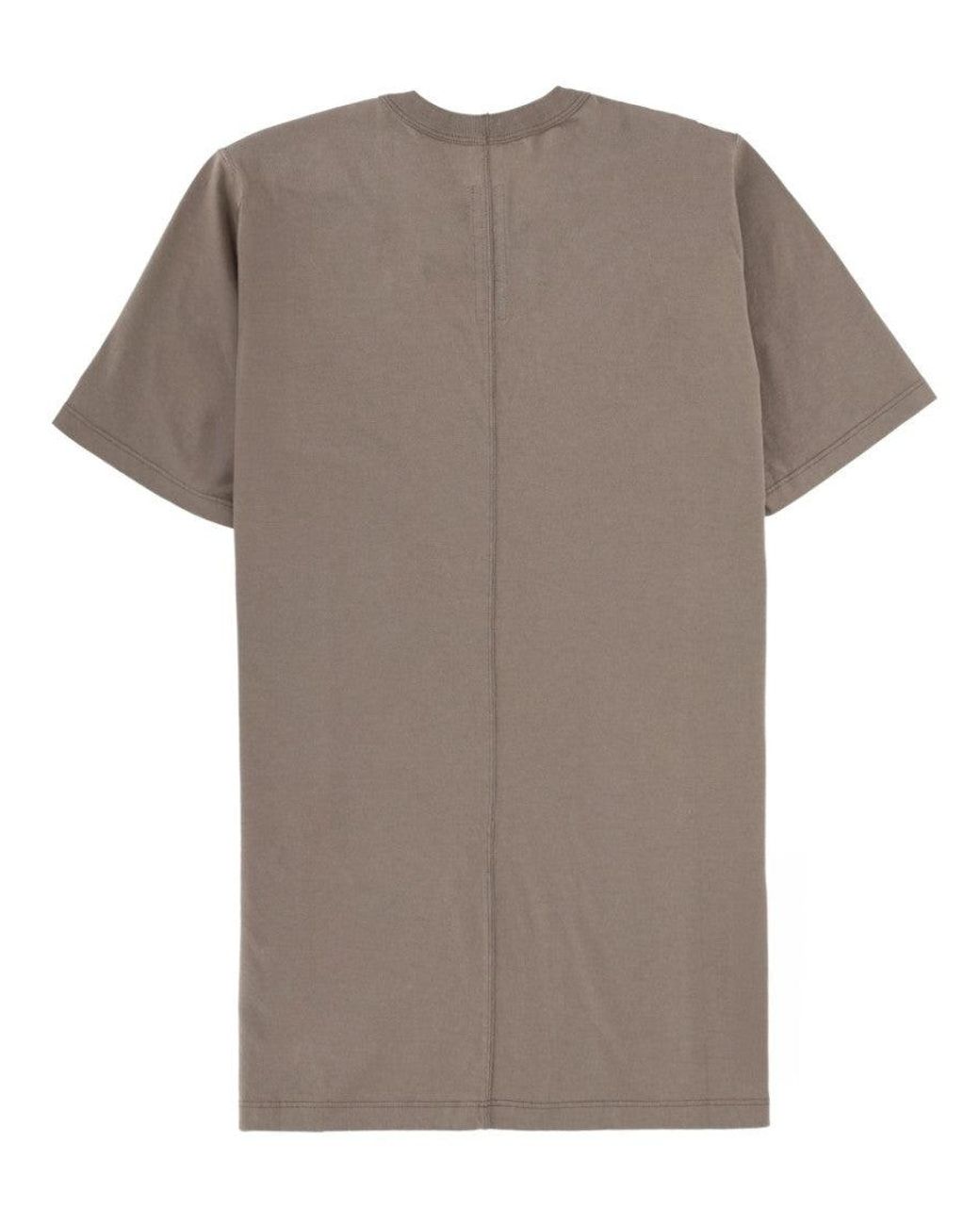 Rick Owens Gray Level T T-Shirt Cotton T-Shirts for men