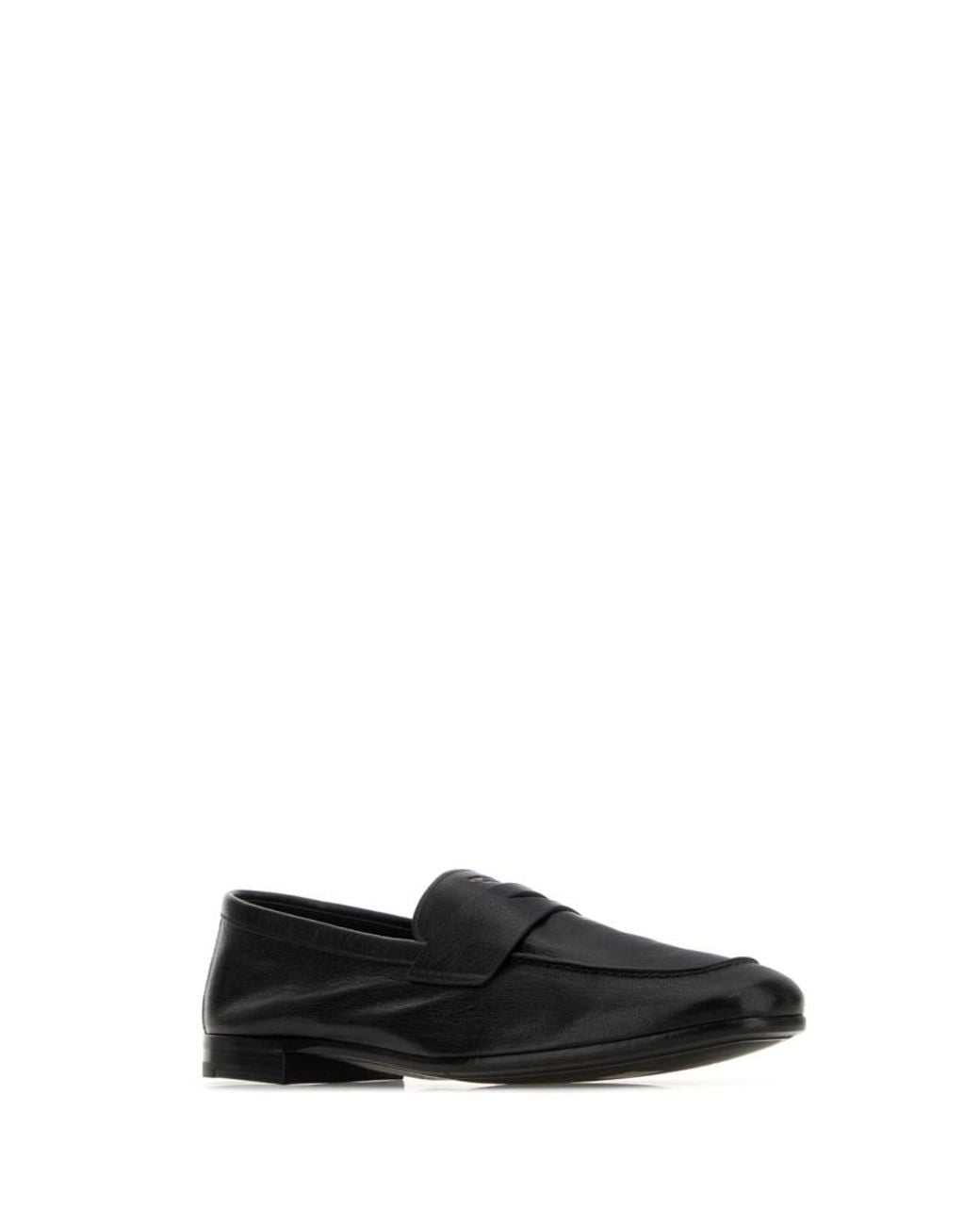 Prada Black Moccasters for men
