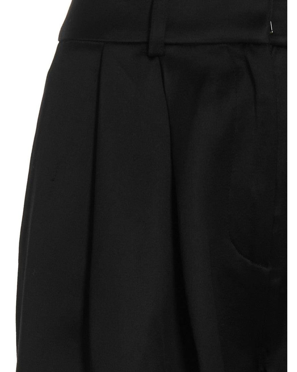 Co. Black Front Pleats Pants