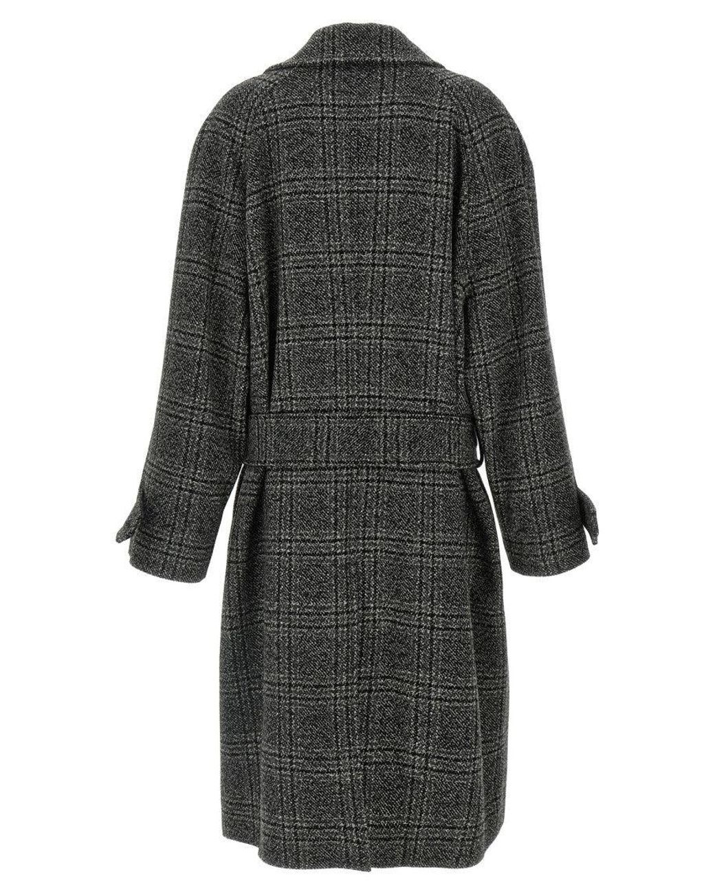 Balenciaga Black One Layer Coat