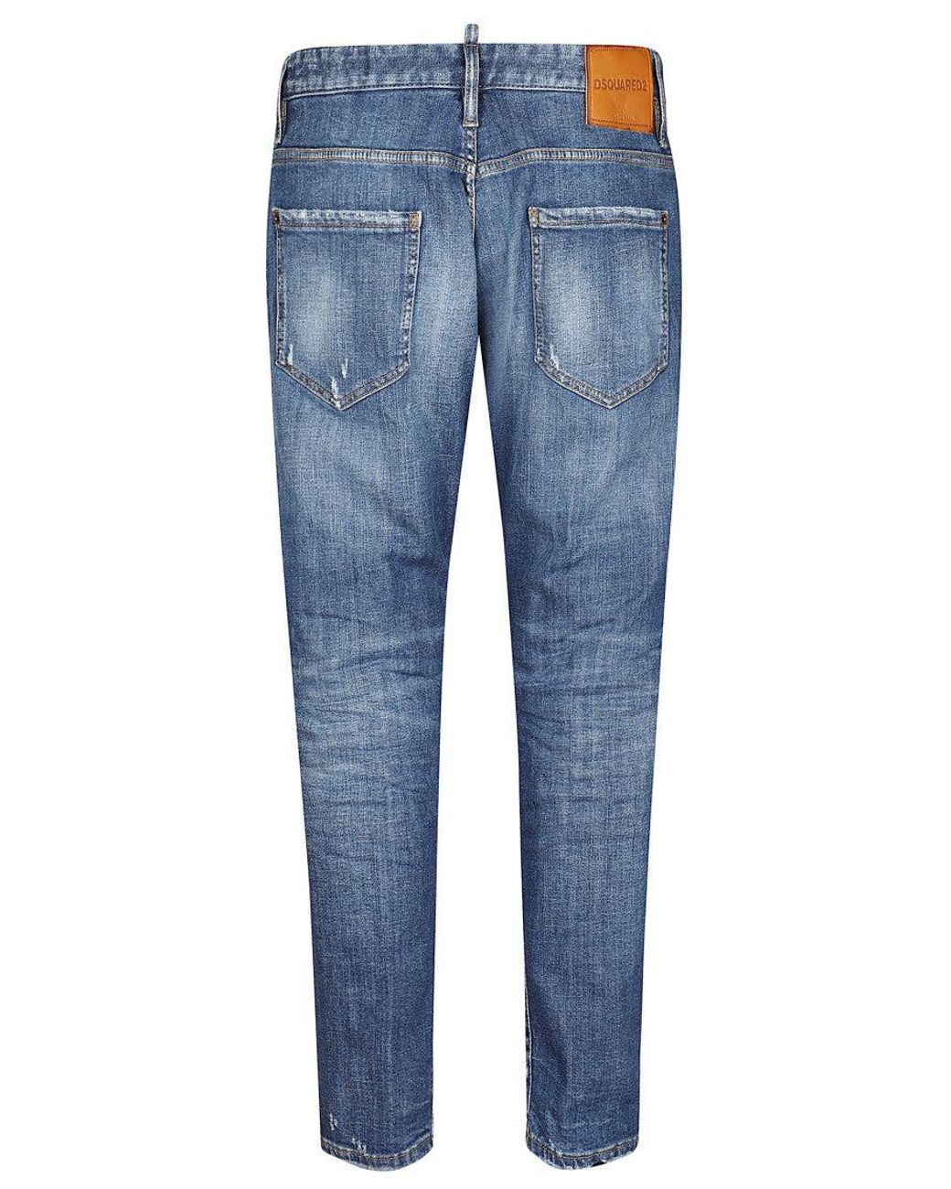 DSquared² Blue "Slim Twst" Jeans for men