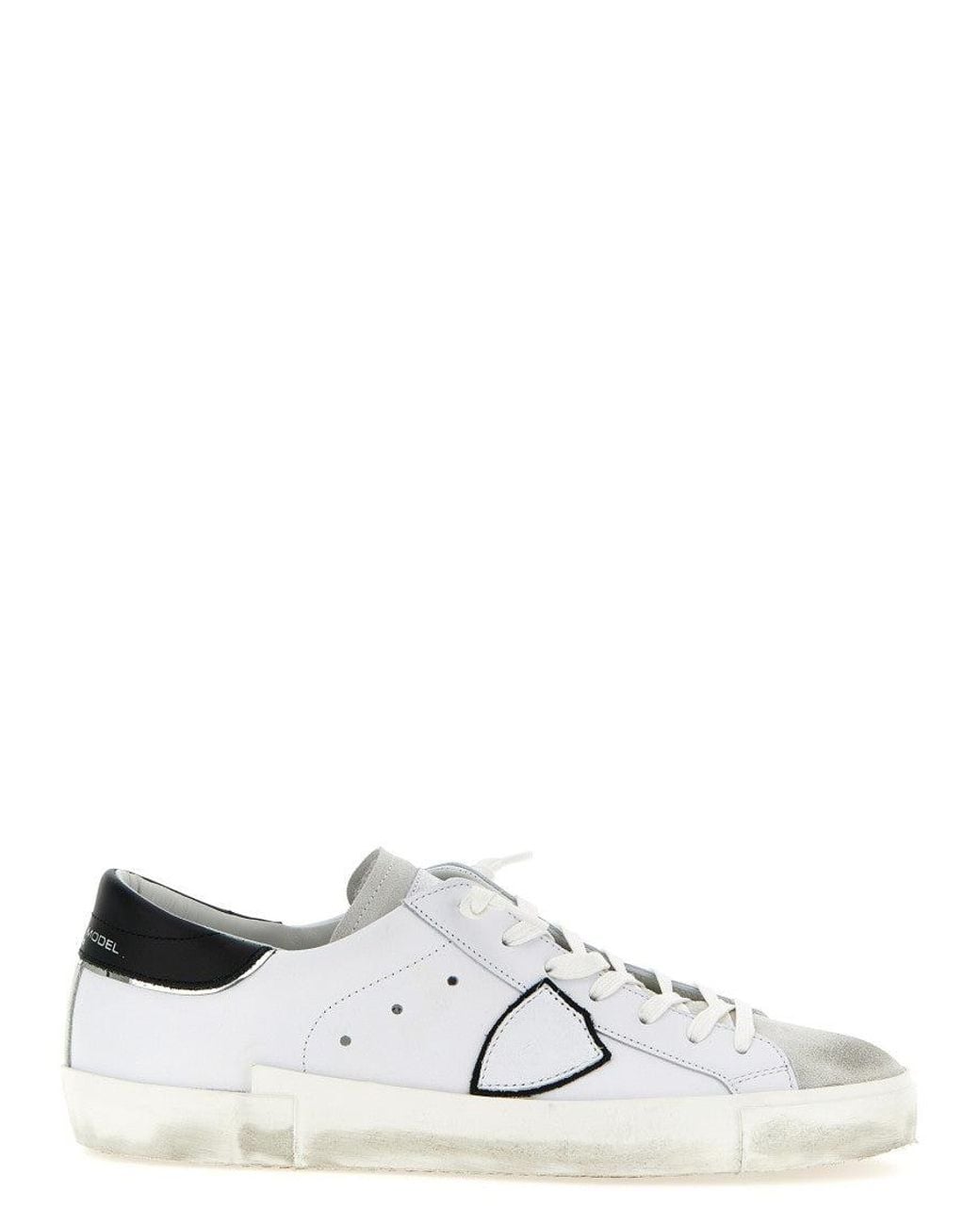 Philippe Model White Leather Prsx Sneakers for men