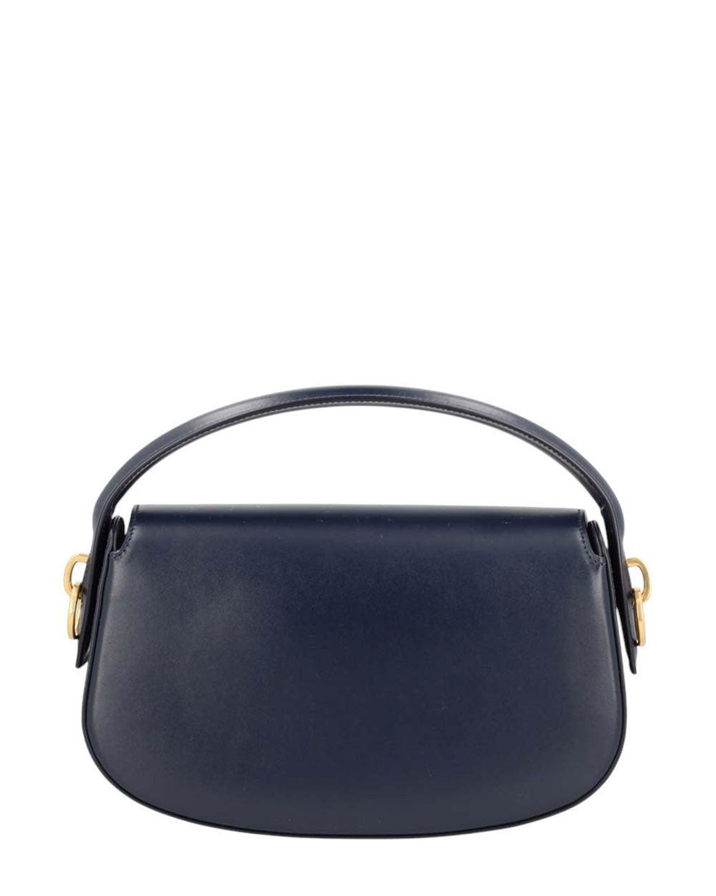 Saint Laurent Blue Dark Voltaire Small Shoulder Bag