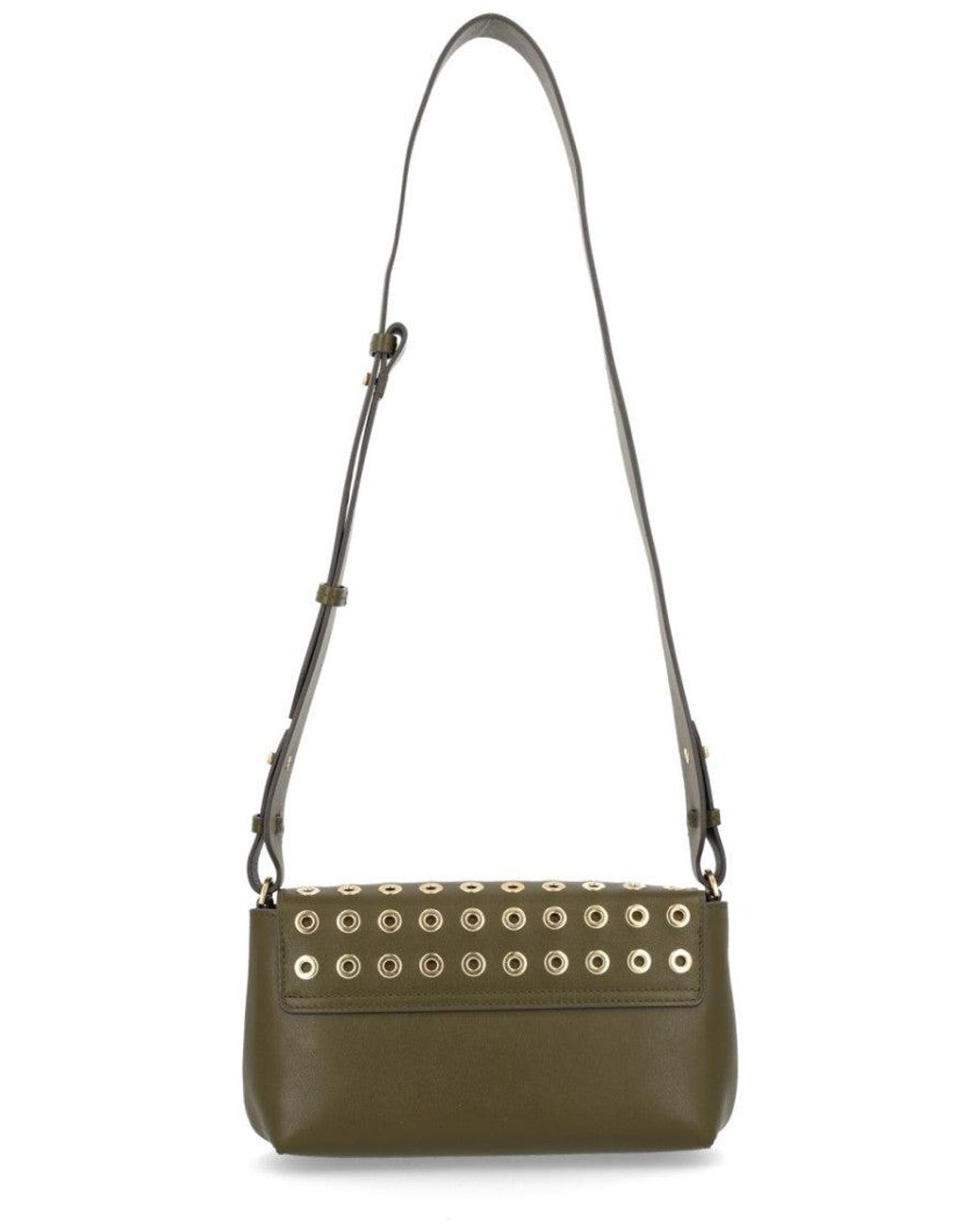Anya Hindmarch Green Mortimer Small Crossbody Bag
