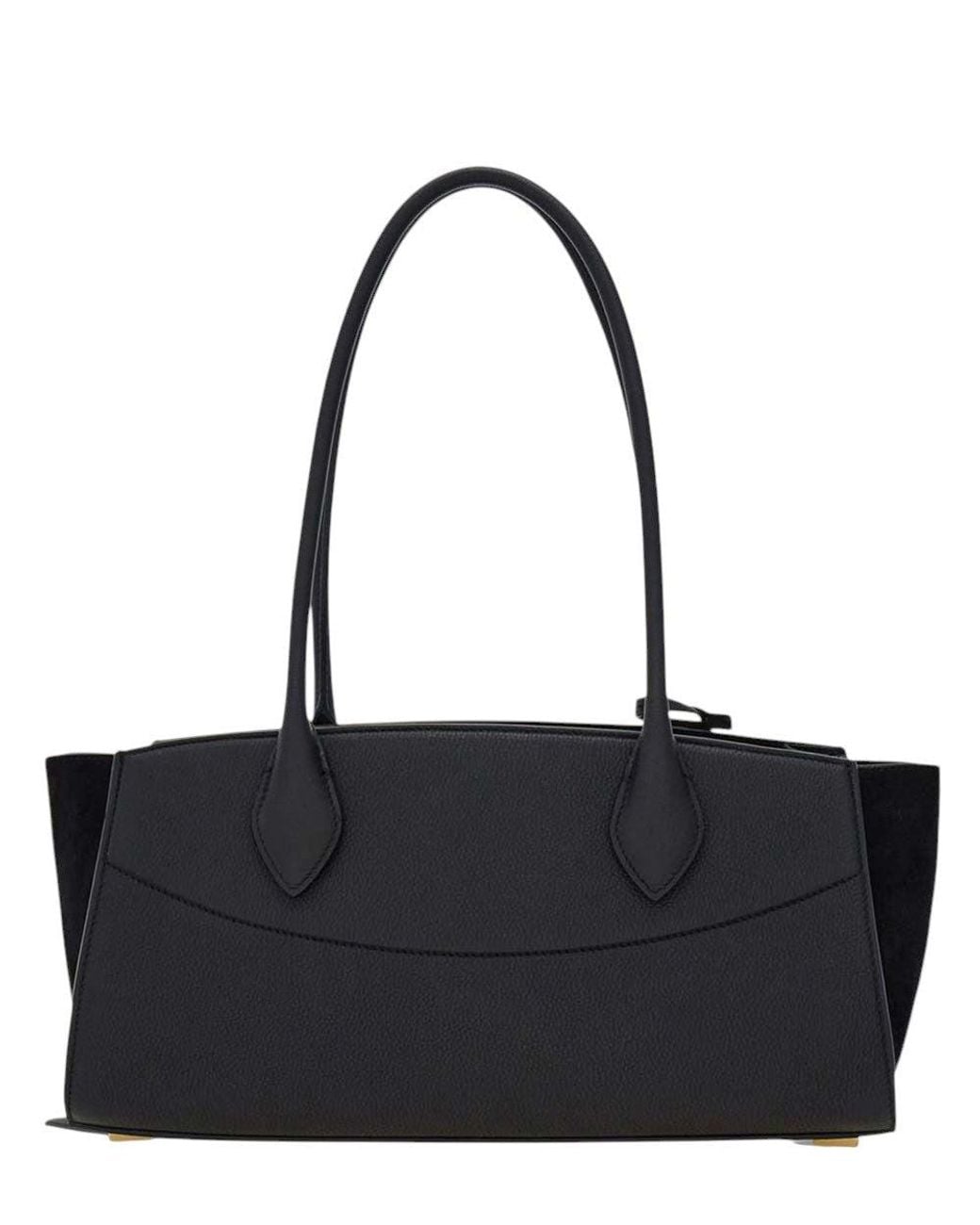 Ferragamo Black Studio Soft Medium Shoulder Bag