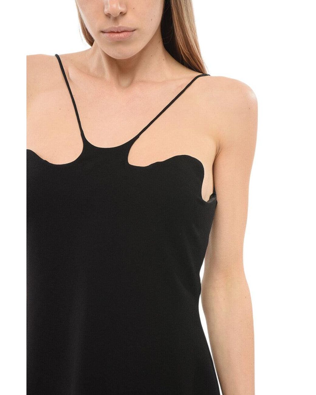 Monot Black Halter Neck Mini Dress