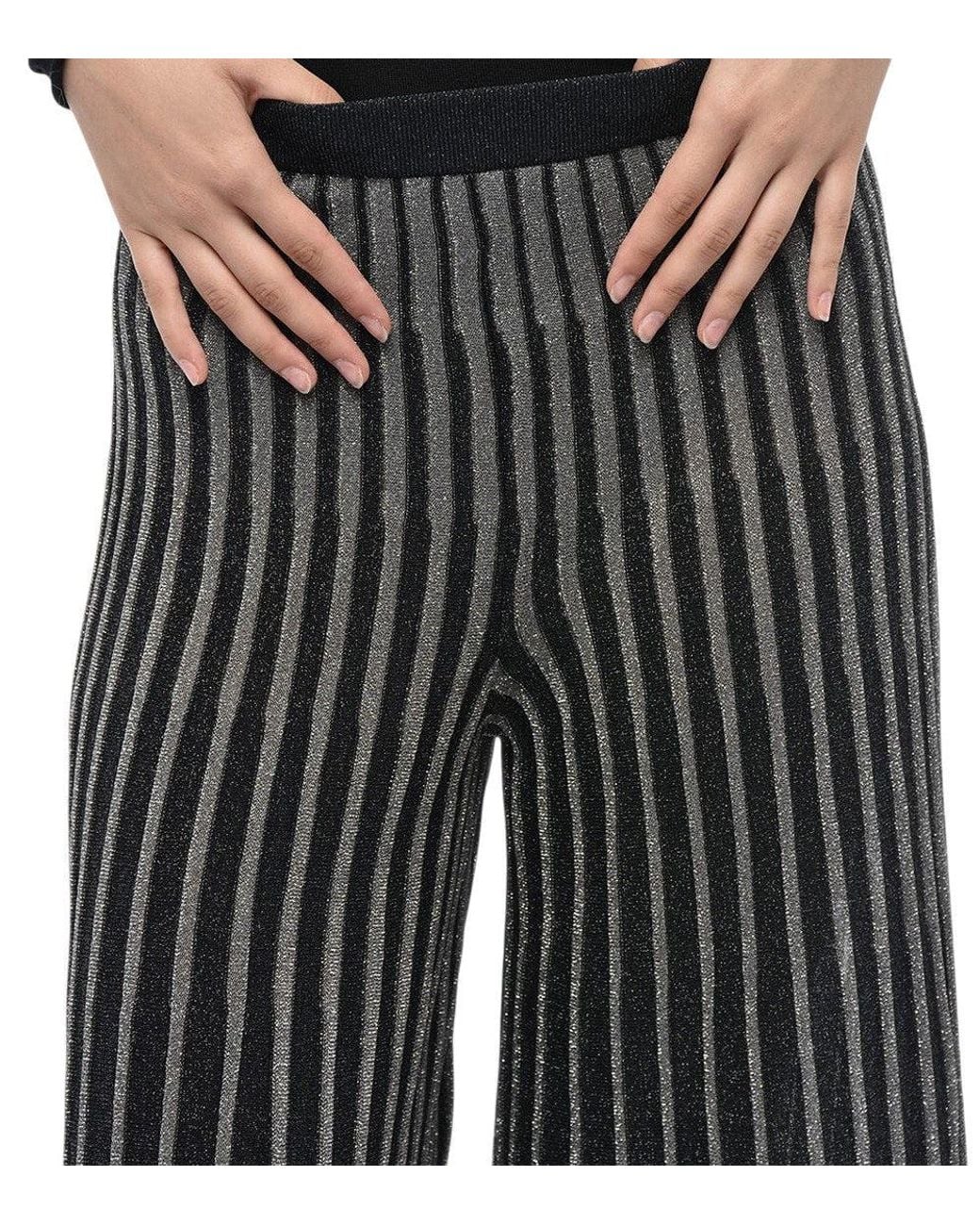 Stella McCartney Black Embellished Flared Pants
