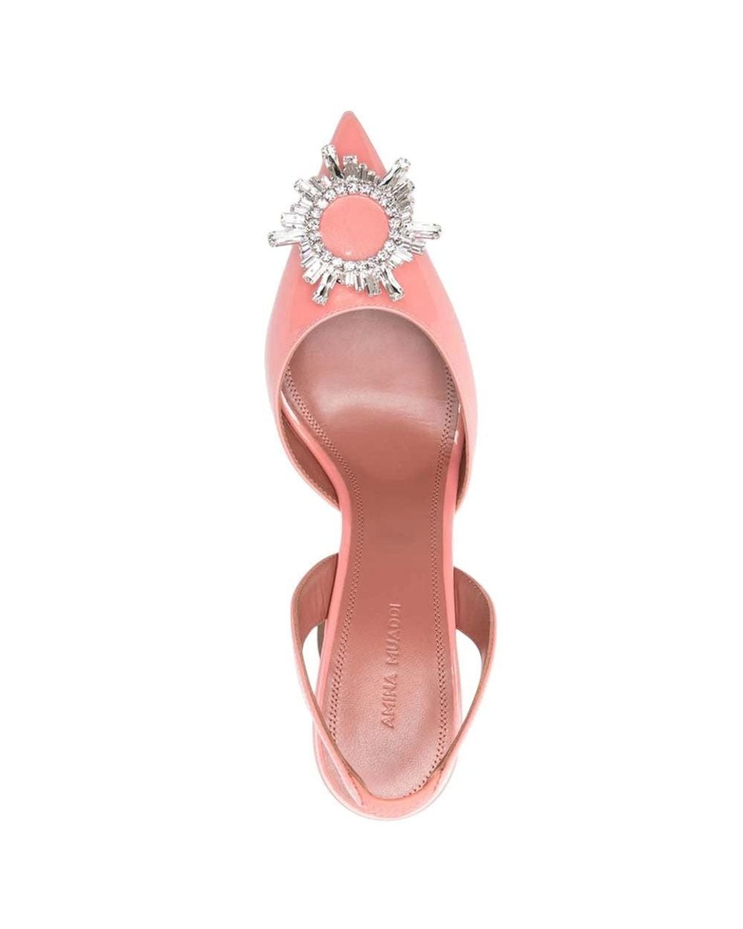 AMINA MUADDI Pink Slingback Pumps