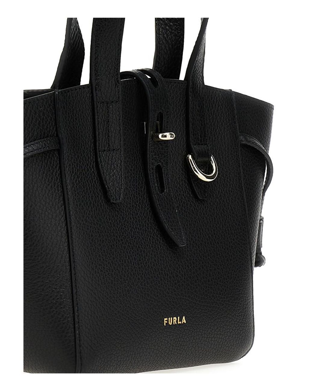 Furla Net Mini Shopping Bag in Black Lyst