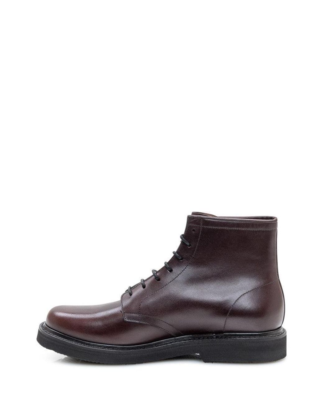 Premiata Purple Lace-Up Boots for men