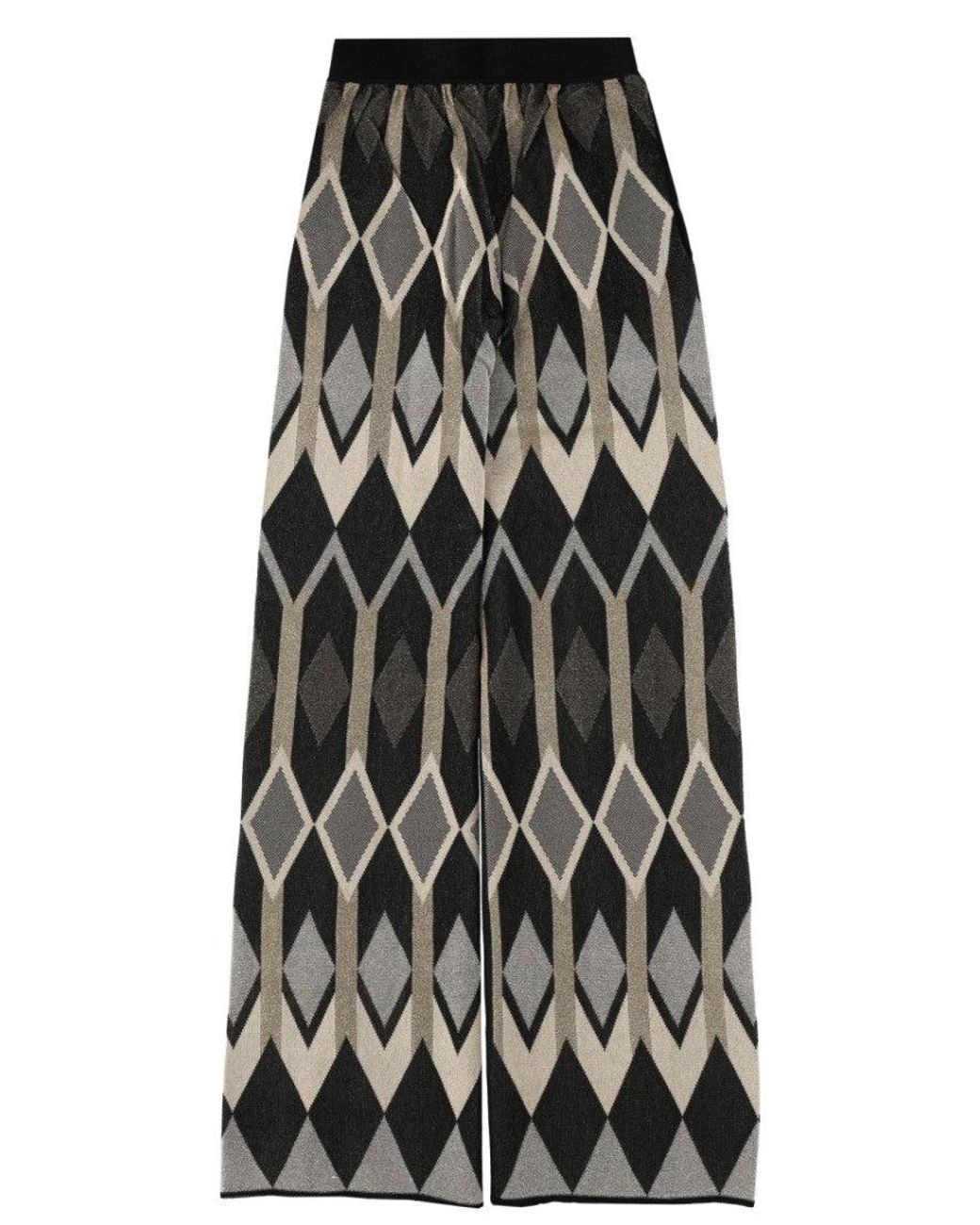 Circus Hotel Black Relaxed Elasticated Pants