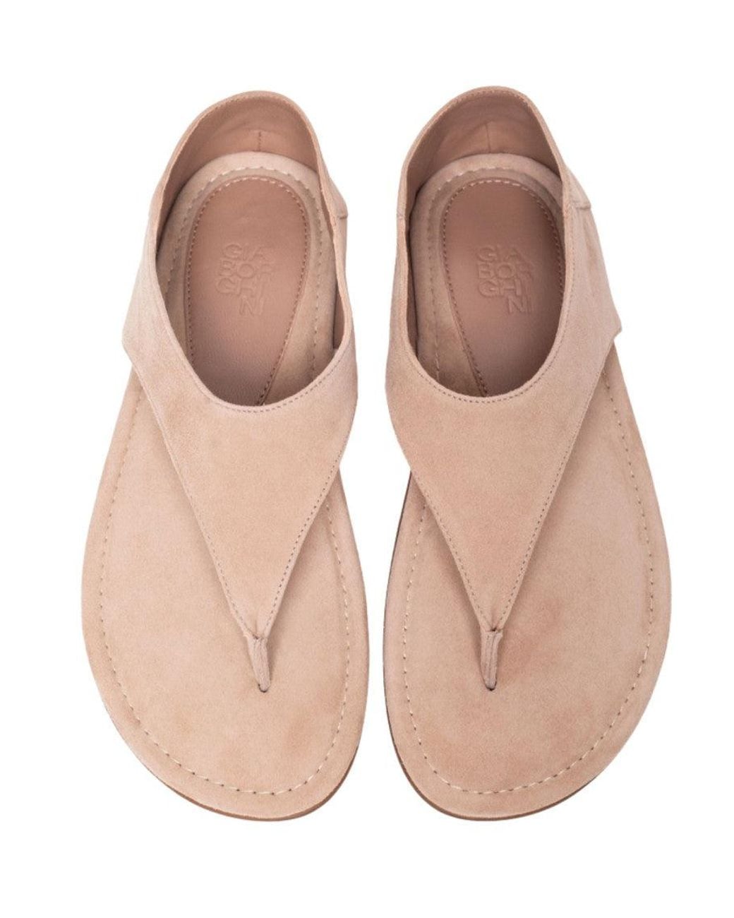 Gia Borghini Pink Solid Sandals
