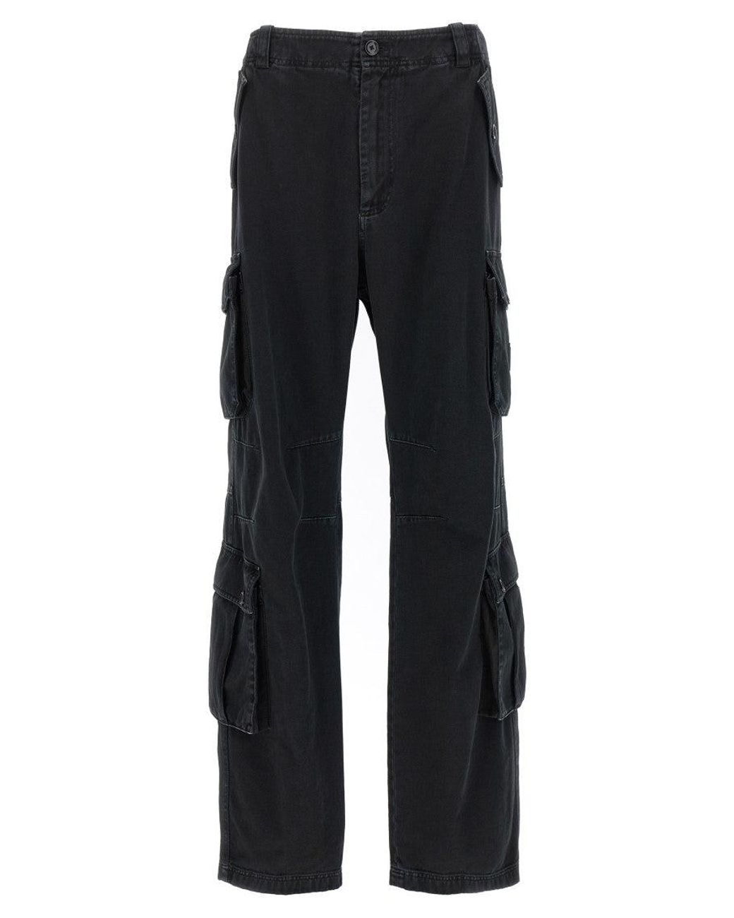 Dolce & Gabbana Blue Regular Cargo Pants for men