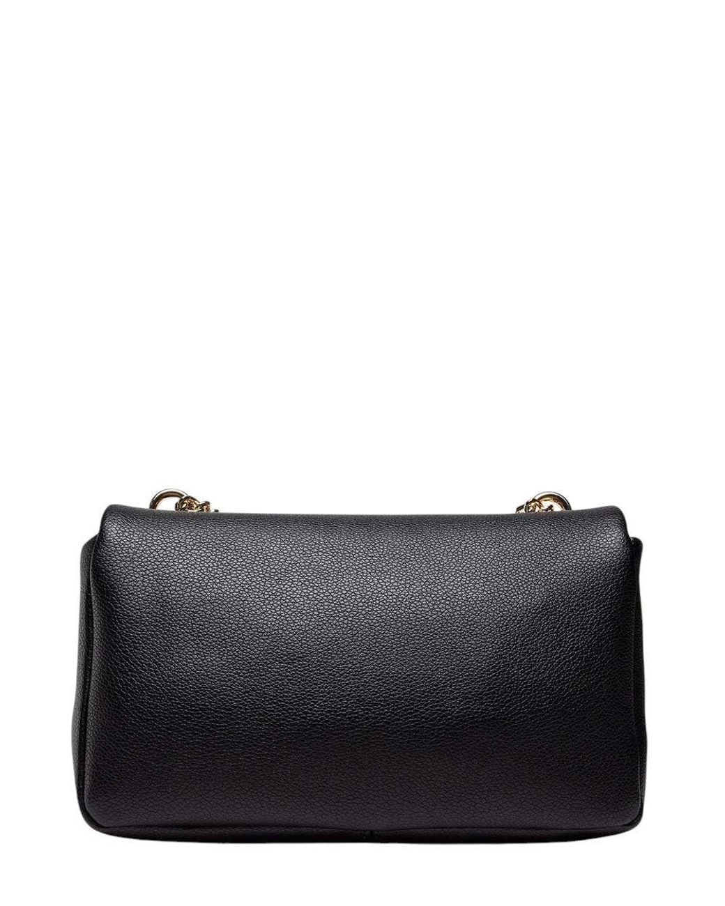 Love Moschino Black Logo Small Shoulder Bag