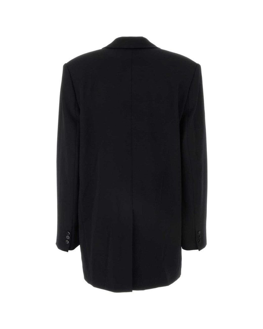 Isabel Marant Black Stretch Polyester Blend Oceany Blazer