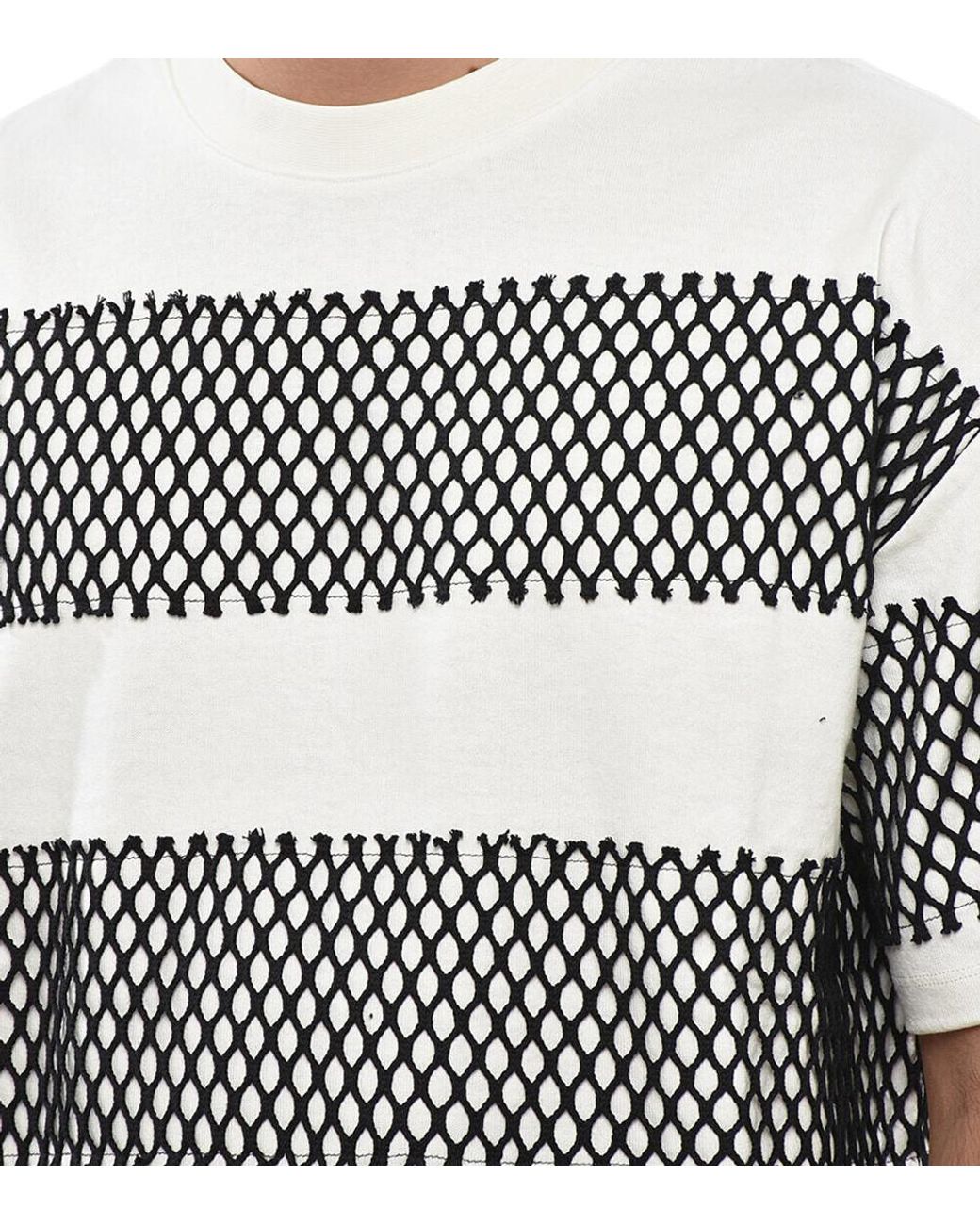 MSGM Gray Crew Neck T-Shirt for men