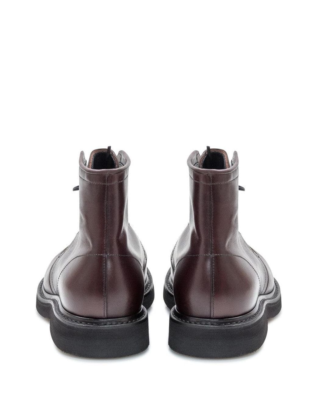 Premiata Purple Lace-Up Boots for men