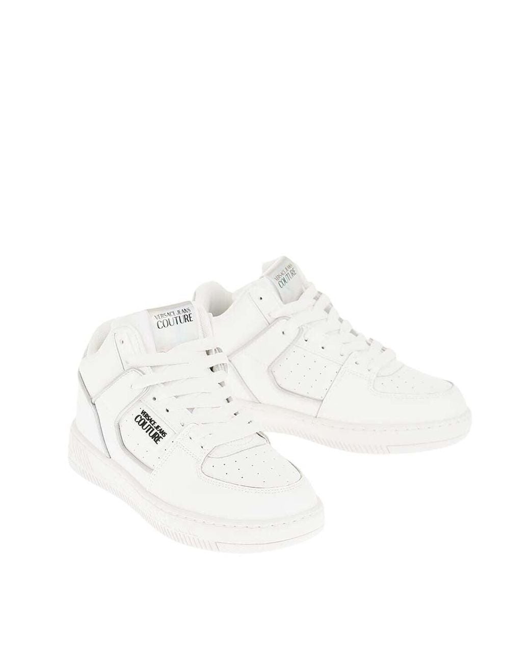 Versace Jeans Couture White Logo Sneakers