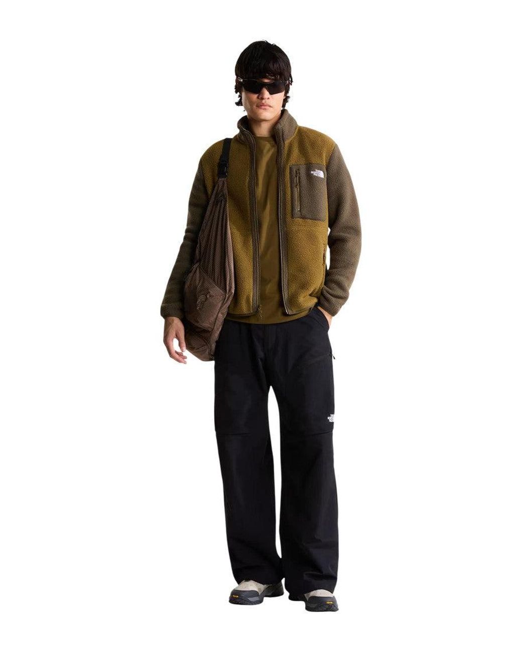 The North Face Brown Fleece Jacket for men