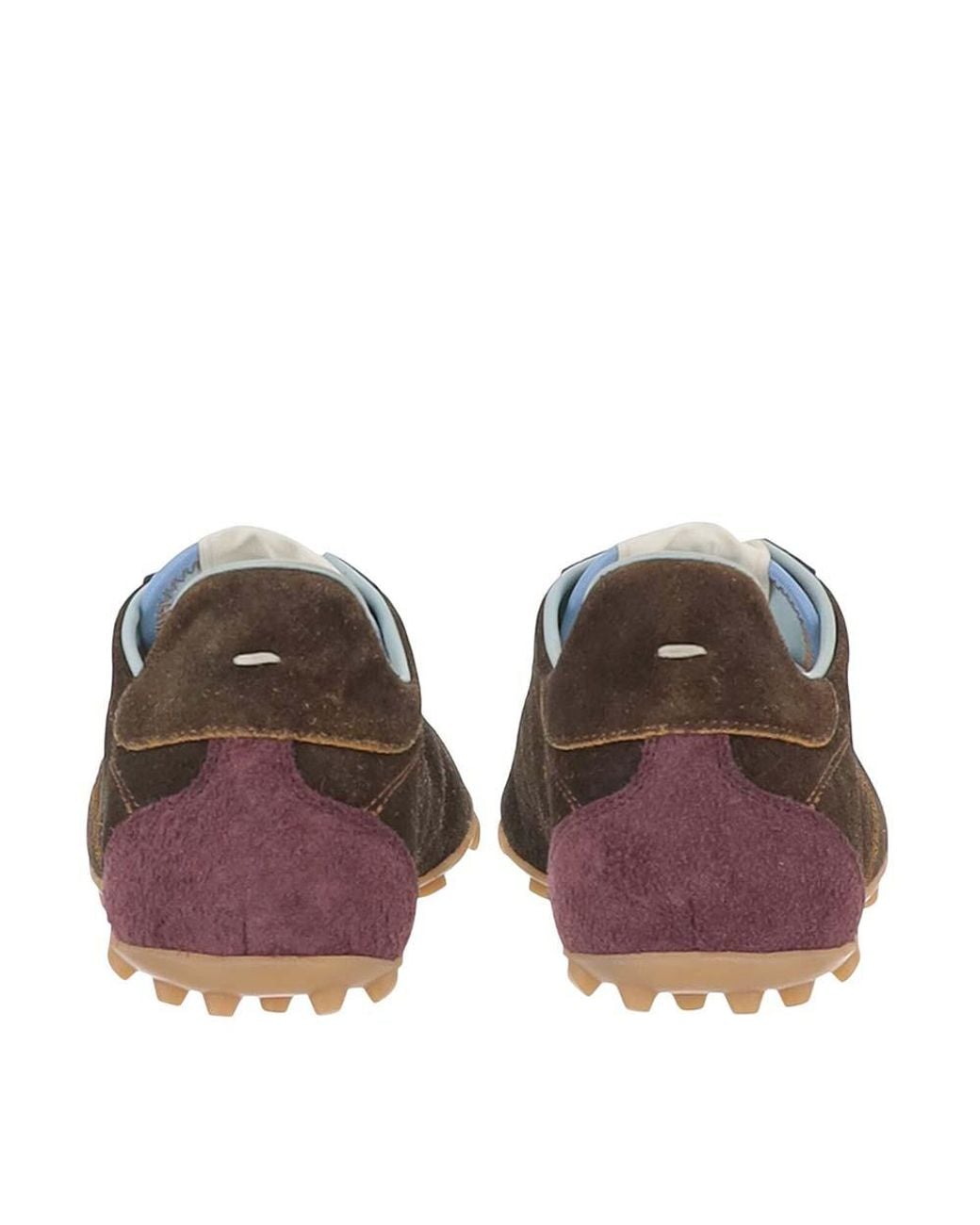 Maison Margiela Brown Sprinters Patchwork Sneakers
