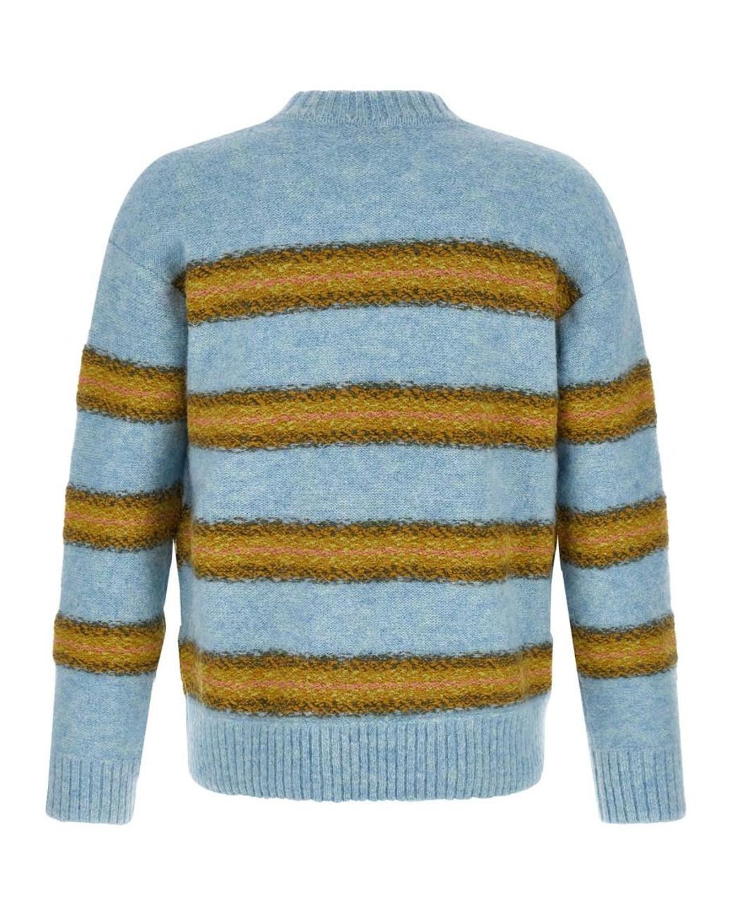 Dries Van Noten Blue Stripes Sweater for men