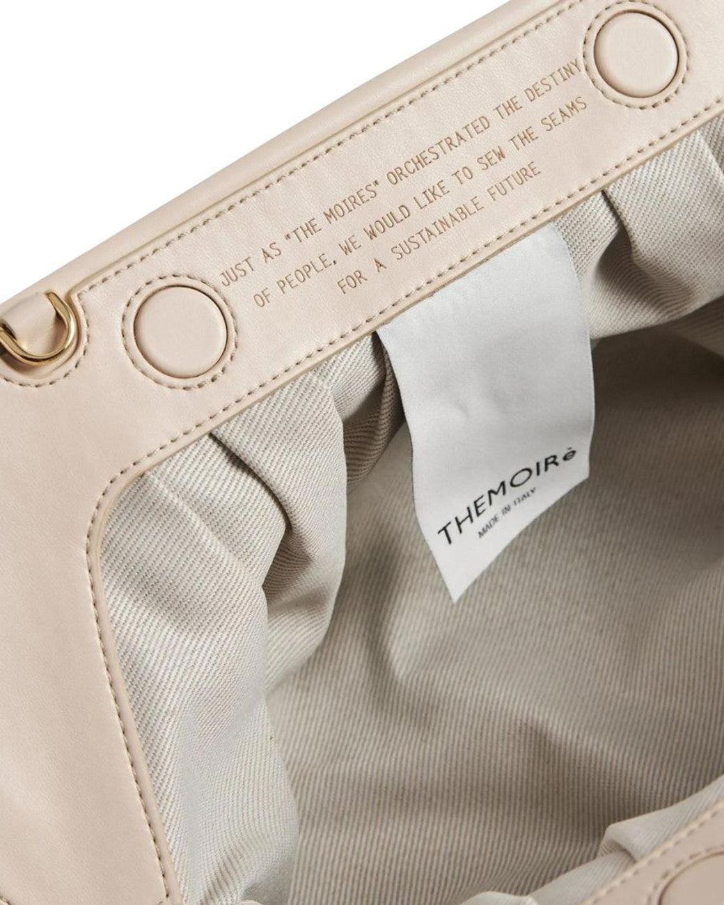 THEMOIRÈ Natural Light Cream Bios Clutch