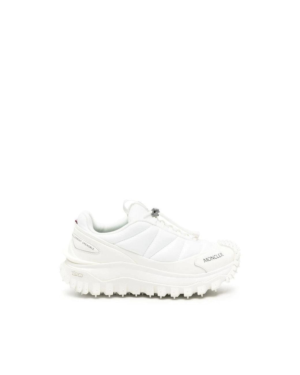 Moncler White Quilted Sneakers