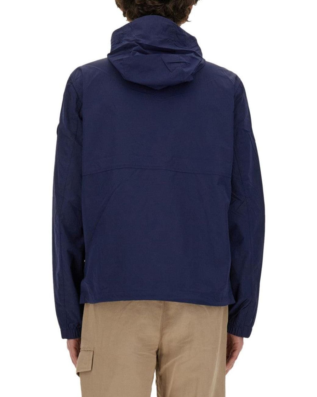 Woolrich Blue Nylon Jacket for men