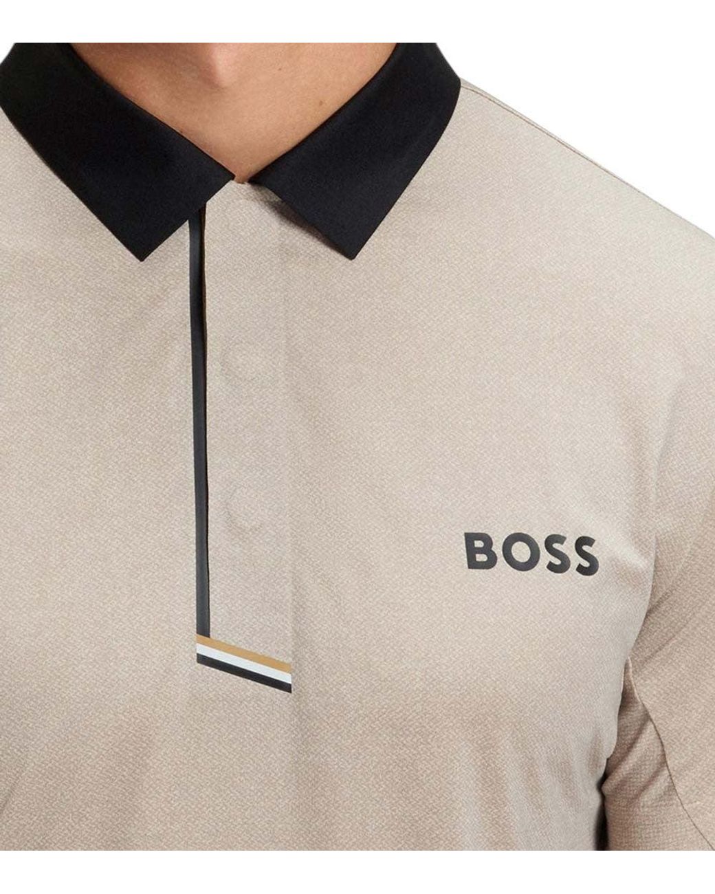 Boss Natural Light Shirt Collar Polo for men