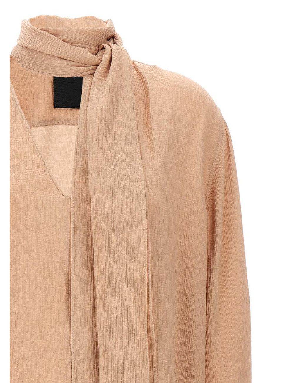 Givenchy Natural Bow Blouse