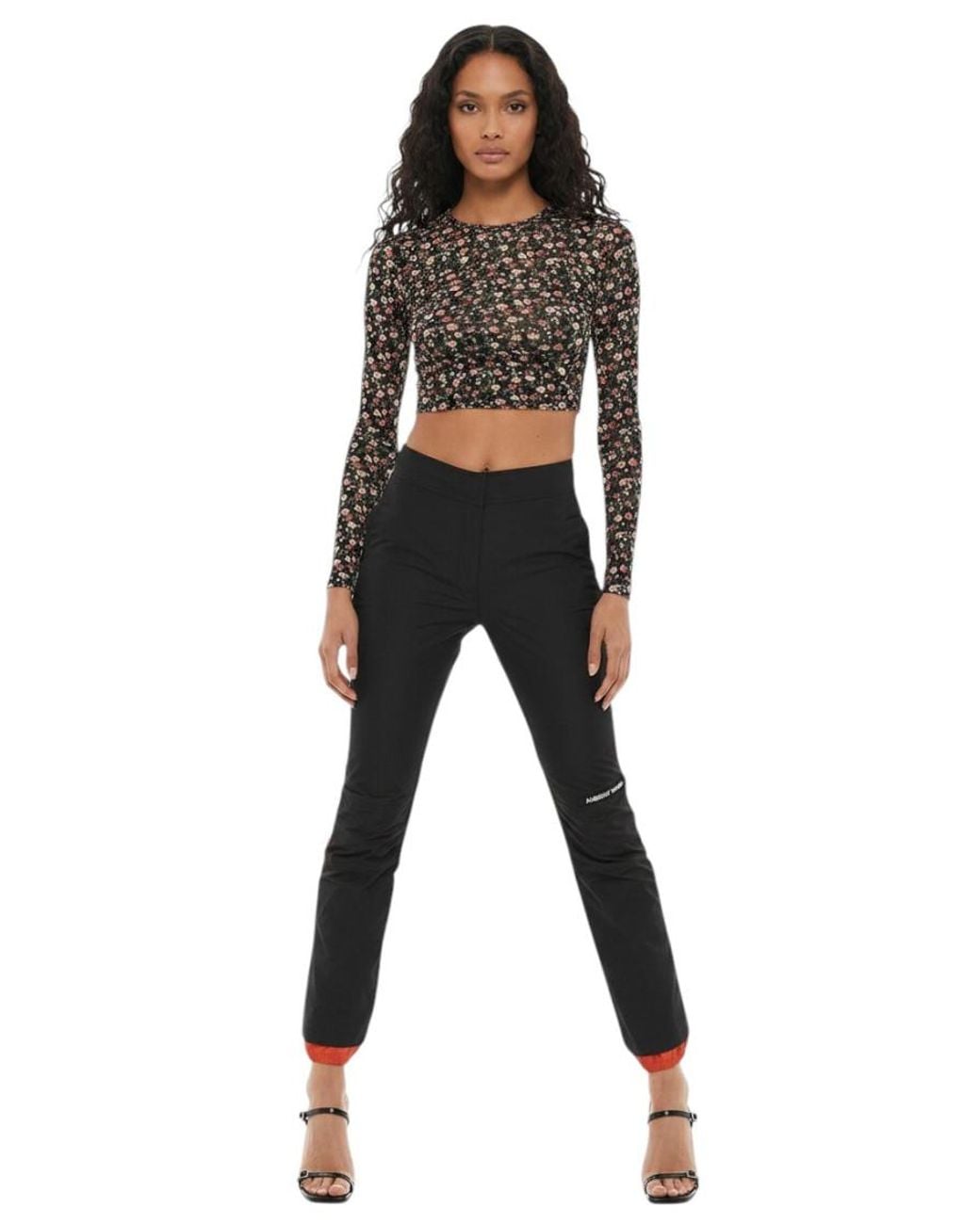 Ambush Black Slim Flat Front Pants