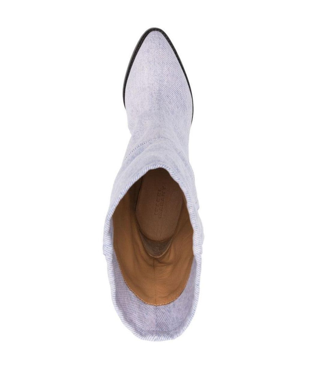 Isabel Marant White Light Rouxa Leather Boots