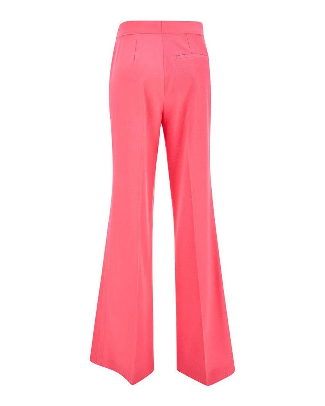 Stella McCartney Pink Iconic Tailored Flared Pants