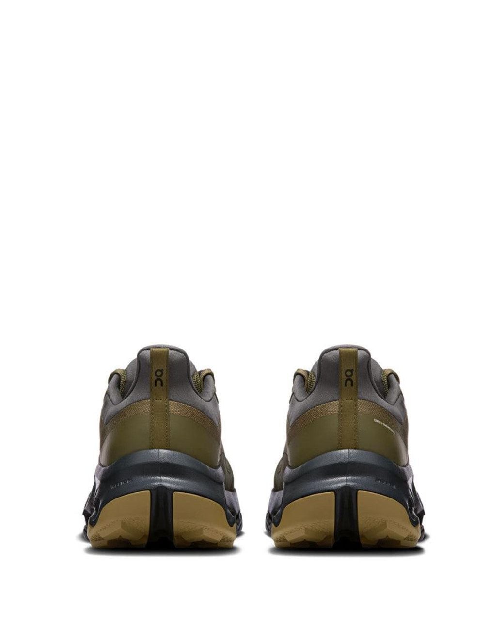 On Shoes Green Color Block Sneakers for men