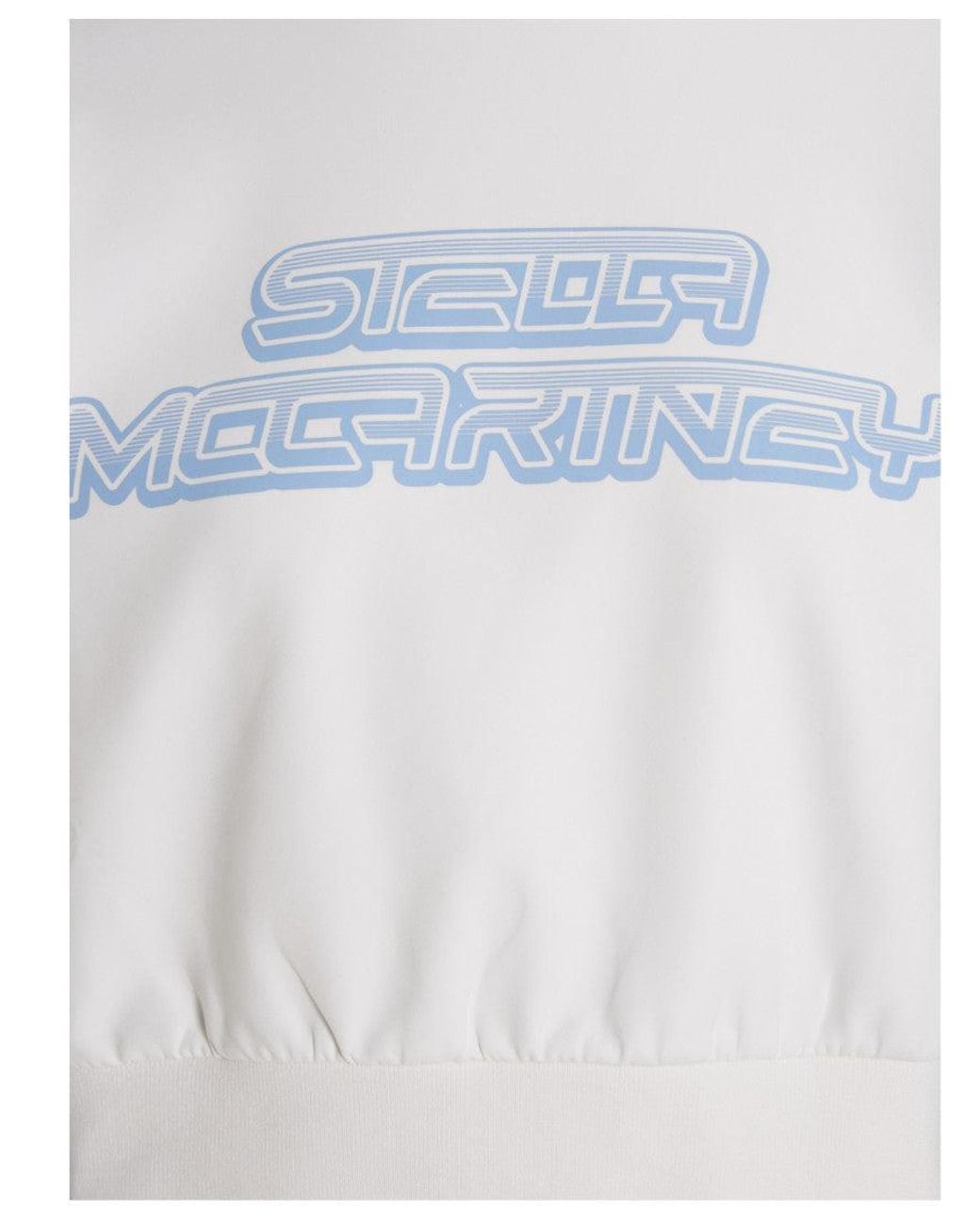 Stella McCartney Blue Graphic Logo Hoodie